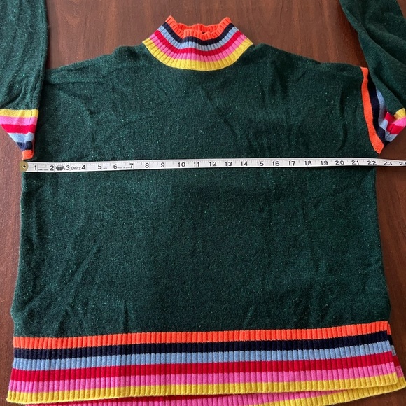 Aqua Cashmere Sweater Mock Neck Sweater - Picture 5 of 7